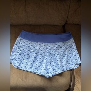 Vineyard Vines Athletic Whale Tail Shorts Blue Size M NWOT